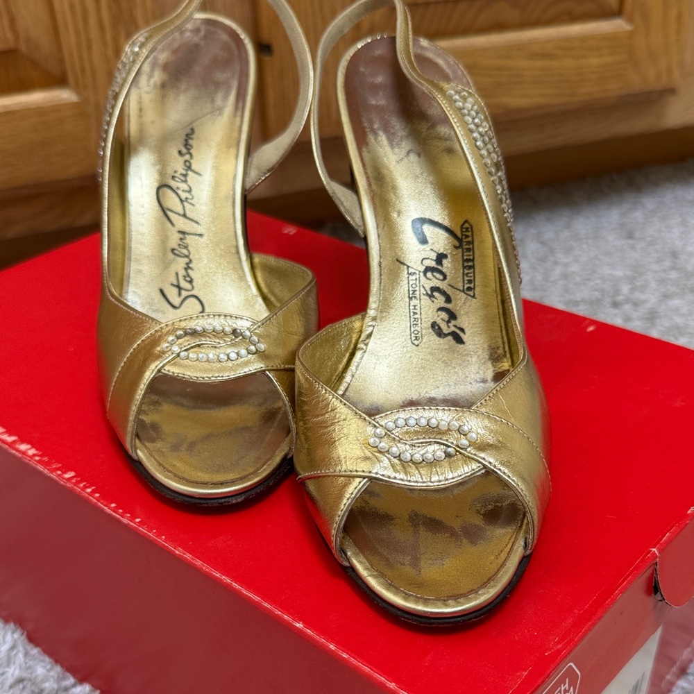 Stanley Philipson vintage leather heels